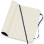 Moleskine - zápisník měkký, linkovaný, modrý L