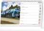 Stolní kalendář Vlaky a železnice 2024, 23,1 × 14,5 cm 2
