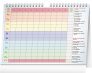 Týdenní rodinný plánovací kalendář s háčkem 2024, 30 × 21 cm 4