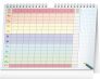 Týdenní rodinný plánovací kalendář s háčkem 2024, 30 × 21 cm 5