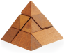 Dřevěný hlavolam - Pyramida 2