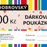 1 Valentýnská e-shopová dárková poukázka 300 Kč