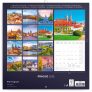 Poznámkový kalendář Praha 2025, 30 × 30 cm 9