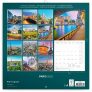 Poznámkový kalendář Paříž 2025, 30 × 30 cm 9