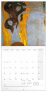 Poznámkový kalendář Gustav Klimt 2025, 30 × 30 cm 2