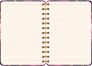 Spirálový 18měsíční diář Petito – Fialové květy 2024 2025, 13 × 18 cm 8