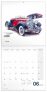 Poznámkový kalendář Classic Cars – Václav Zapadlík, 2025, 30 × 30 cm 2