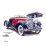 Poznámkový kalendář Classic Cars – Václav Zapadlík, 2025, 30 × 30 cm 7
