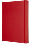 Moleskine - Zápisník - linkovaný, červený XL 5