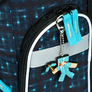 BAAGL Školní aktovka Ergo Minecraft Blue Axe 7