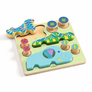 48 Vkládací puzzle Zvířátková autíčka