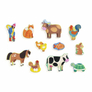 39 Vkládací puzzle Farma