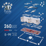 3D Puzzle Iconics Buckinghamský palác (Noční edice) 216 dílků 3