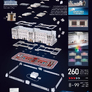 3D Puzzle Iconics Buckinghamský palác (Noční edice) 216 dílků 4