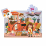 Puzzle Mia a bláznivý vláček - 36 pcs2