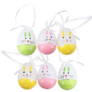Vajíčko W033816 dekorační plastové barevné 6 cm v tubě, 6ks 2