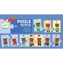 DJECO Puzzle Medvídek se obléká - 10pcs 2