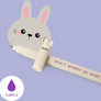 Gumovací pero Legami Erasable Gel Pen - Bunny - 0.7 mm - Purple Ink 3