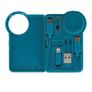 Cestovní sada s kabelem a adaptéry Legami Travel Kit With Cable And Adapters - Travel Set With Cable And Adap - Petrol 3