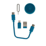 Cestovní sada s kabelem a adaptéry Legami Travel Kit With Cable And Adapters - Travel Set With Cable And Adap - Petrol 4