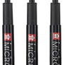 Sada Pigma Micron Black - tech.fixy 3ks+ pouzdro 2