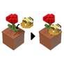 4 Minecraft Mini figurka těžba - Bee-Zzzs