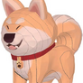 3D Sticker Model Shiba Inu 2