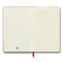 Diář MOLESKINE 2027 denní tvrdý červený S 2