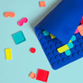 Kreativní skládačka Super Petit – SILIPOP blue2