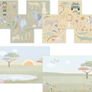 Knížka se samolepkami - Safari Friends3