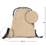 BAAGL 3 SET Coolmate Beige: batoh, penál, sáček