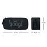 BAAGL 3 SET Coolmate Black: batoh, penál, sáček