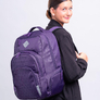 BAAGL SET 3 Coolmate Plum: batoh, penál, sáček