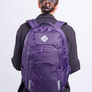 BAAGL SET 3 Coolmate Plum: batoh, penál, sáček
