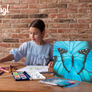 BAAGL Skládací školní kufřík Butterfly s kováním