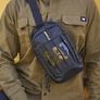 CAT crossbody taška Tech United - černá