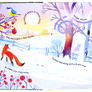 Čtvero ročních dob  Fiona Watt, ilustrace Juliette Oberndorfer