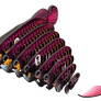 EUGY Arowana asijská 3D kartonová skládačka