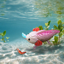 EUGY Axolotl 3D kartonová skládačka
