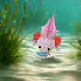 EUGY Axolotl 3D kartonová skládačka