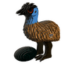 EUGY Emu 3D kartonová skládačka