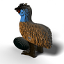 EUGY Emu 3D kartonová skládačka