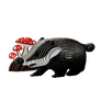 EUGY Jezevec 3D kartonová skládačka