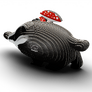 EUGY Jezevec 3D kartonová skládačka