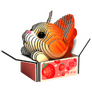 EUGY Kočka Pumpkin 3D kartonová skládačka