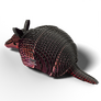 EUGY Pásovec 3D kartonová skládačka