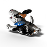 EUGY Pes 3D kartonová skládačka