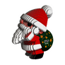 EUGY Santa Claus 3D kartonová skládačka
