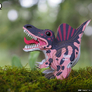 EUGY Spinosaurus 3D kartonová skládačka