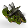 EUGY Triceratops 3D kartonová skládačka